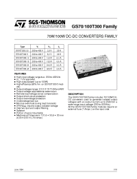 Datasheet GS100T300 manufacturer STMicroelectronics