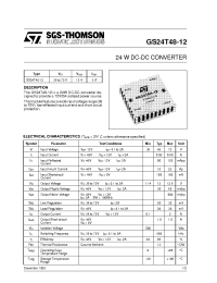 Datasheet GS24T48-12 manufacturer STMicroelectronics
