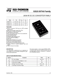 Datasheet GS25T48-12 manufacturer STMicroelectronics
