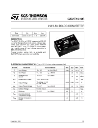 Datasheet GS2T12-9S manufacturer STMicroelectronics