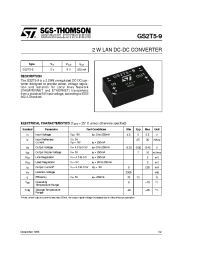 Datasheet GS2T5-9 manufacturer STMicroelectronics