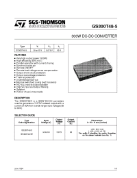Datasheet GS300T48-5E manufacturer STMicroelectronics