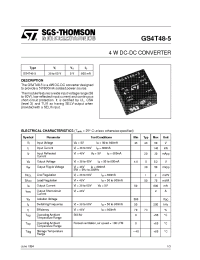 Datasheet GS4T48-5 manufacturer STMicroelectronics