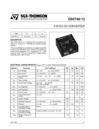Datasheet GS5T48-12 manufacturer STMicroelectronics