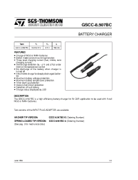 Datasheet GSCC-8507BC-E manufacturer STMicroelectronics