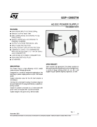 Datasheet gsp-1208stm manufacturer STMicroelectronics