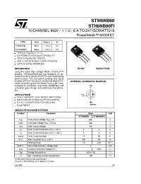 Datasheet H8NB90FI manufacturer STMicroelectronics