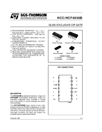 Datasheet HCC4030B manufacturer STMicroelectronics