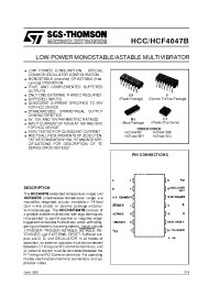 Datasheet HCC4047B manufacturer STMicroelectronics
