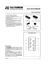 Datasheet HCC4069 manufacturer STMicroelectronics