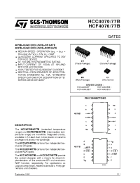 Datasheet HCC4077B manufacturer STMicroelectronics