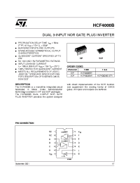 Datasheet HCF4000M013TR manufacturer STMicroelectronics