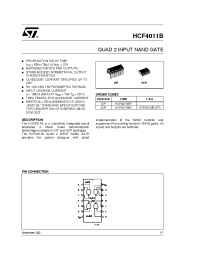 Datasheet HCF4011M013TR manufacturer STMicroelectronics