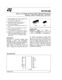 Datasheet HCF4015 manufacturer STMicroelectronics