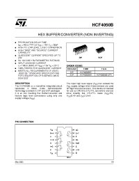 Datasheet HCF4050 manufacturer STMicroelectronics