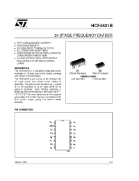 Datasheet HCF4521B manufacturer STMicroelectronics
