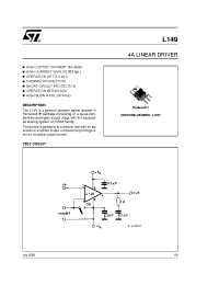 Datasheet L149 manufacturer STMicroelectronics