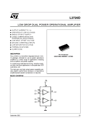 Datasheet L2720D manufacturer STMicroelectronics