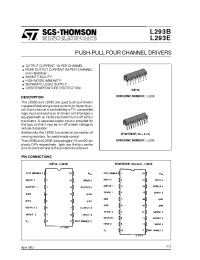 Datasheet L293B manufacturer STMicroelectronics