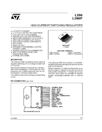 Datasheet L296 manufacturer STMicroelectronics
