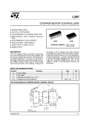 Datasheet L297/1 manufacturer STMicroelectronics