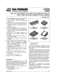 Datasheet L3092FN manufacturer STMicroelectronics