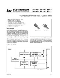 Datasheet L4805CX manufacturer STMicroelectronics