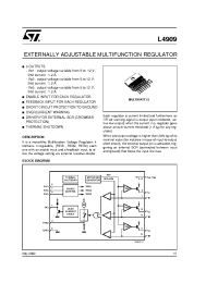 Datasheet L4909 manufacturer STMicroelectronics