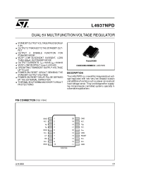 Datasheet L4937NPD manufacturer STMicroelectronics