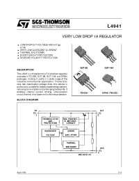 Datasheet L4941X manufacturer STMicroelectronics