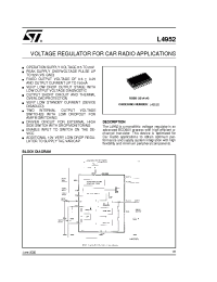 Datasheet L4952 manufacturer STMicroelectronics