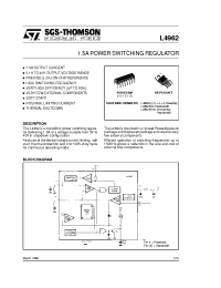 Datasheet L4962 manufacturer STMicroelectronics
