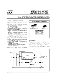 Datasheet L4973D5 manufacturer STMicroelectronics