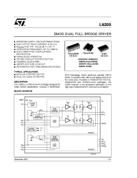 Datasheet L6205N manufacturer STMicroelectronics