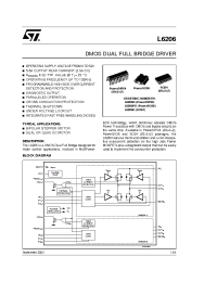 Datasheet L6206N manufacturer STMicroelectronics