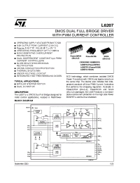 Datasheet L6207D manufacturer STMicroelectronics