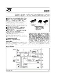 Datasheet L6208N manufacturer STMicroelectronics