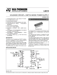 Datasheet L6213 manufacturer STMicroelectronics