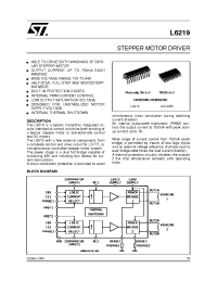 Datasheet L6219D manufacturer STMicroelectronics