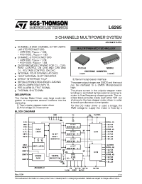 Datasheet L6285S manufacturer STMicroelectronics