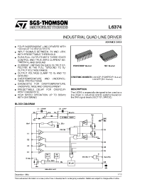 Datasheet L6374DP manufacturer STMicroelectronics