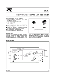 Datasheet L6387D manufacturer STMicroelectronics