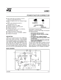 Datasheet L6561D013TR manufacturer STMicroelectronics