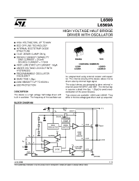 Datasheet L6569A manufacturer STMicroelectronics