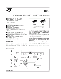 Datasheet L6574 manufacturer STMicroelectronics