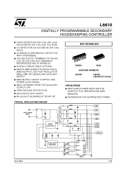 Datasheet L6610 manufacturer STMicroelectronics