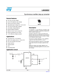 Datasheet L6920DC manufacturer STMicroelectronics