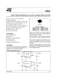 Datasheet L6932 manufacturer STMicroelectronics
