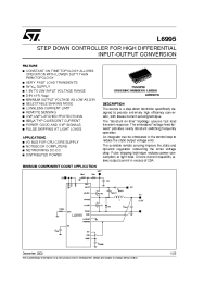 Datasheet L6995 manufacturer STMicroelectronics
