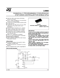 Datasheet L6996 manufacturer STMicroelectronics